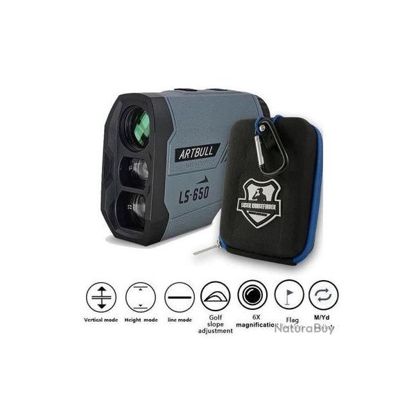 enchere 1euros T�l�m�tre laser  ARTBULL LS 650 metres 5 modes de mesures + verrouillage cible