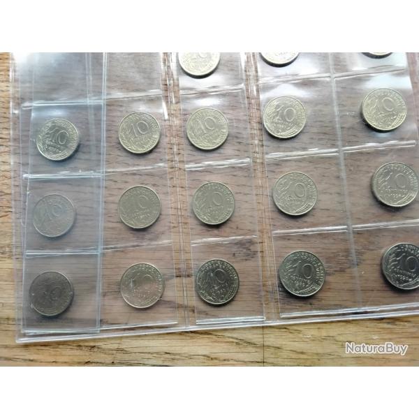 Pi�ces de 10 centimes de francs Lagriffoul.