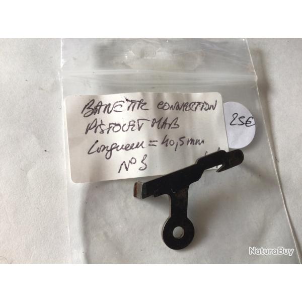 VENDU PAR LE-CUIRASSIER N 3 BARETTE DE CONNECTION PISTOLET MAB LONGUEUR 40,5 MM