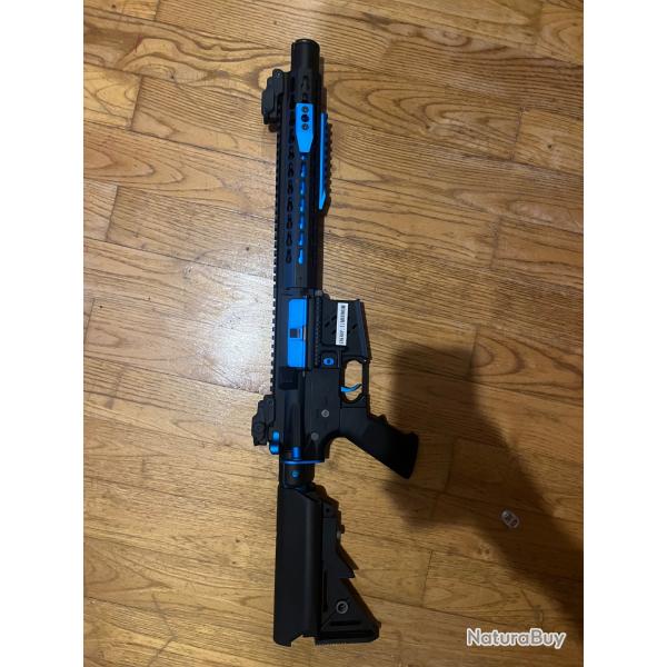 Airsoft Colt M4 Blast Blue Fox AEG Full Metal - Bleu - Excellent �tat