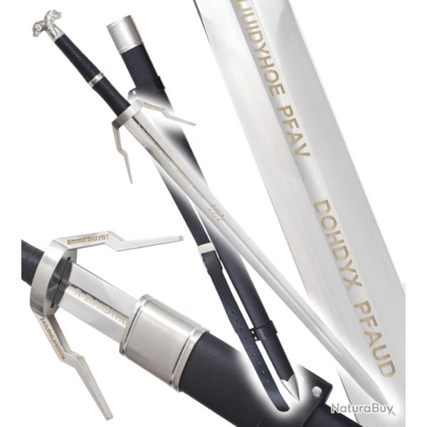The Witcher Epee Geralt de Riv Repliqe Sabre Wolf Repliksword