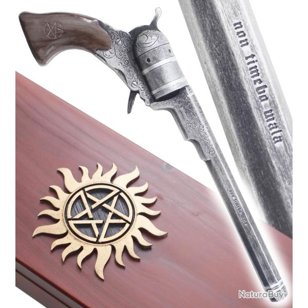 Supernatural Pistolet en Resine Colt John Winchester Replique avec Balles Repliksword