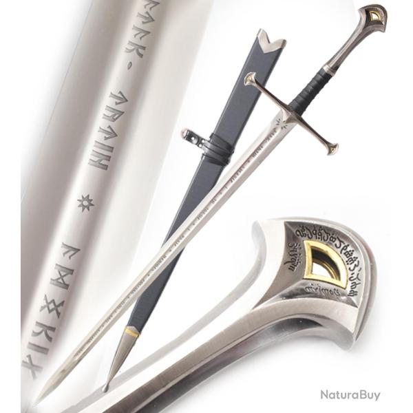 Le Seigneur des Anneaux Epee Anduril Lame Tranchante Epee Aragorn Repliksword