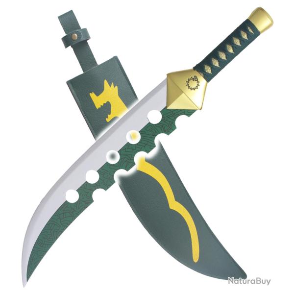Seven Deadly Sins Epee en Bois Meliodas Sabre Tresor Sacre Lostvayne Replique Bois Repliksword