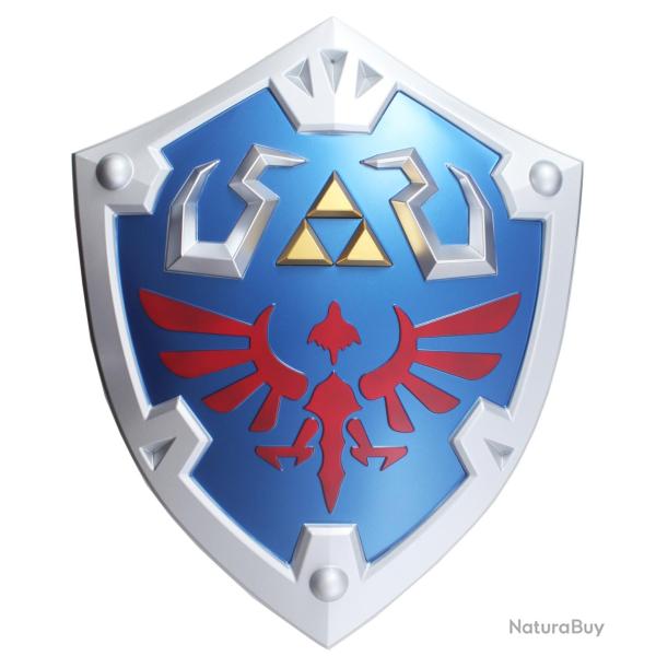 Zelda Bouclier Acier Deluxe Link Bouclier Hylien Decoration Cosplay Replique Repliksword