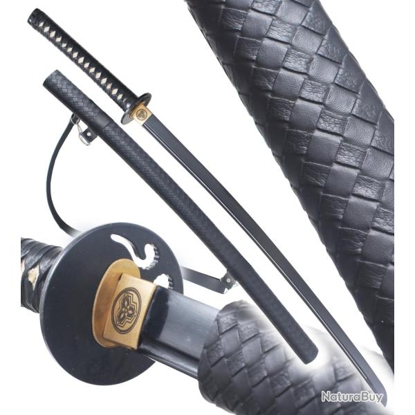 Danzan Katana Forge Black Lotus Sabre Tranchant Epee Katana - Lame Maru 1045 Repliksword