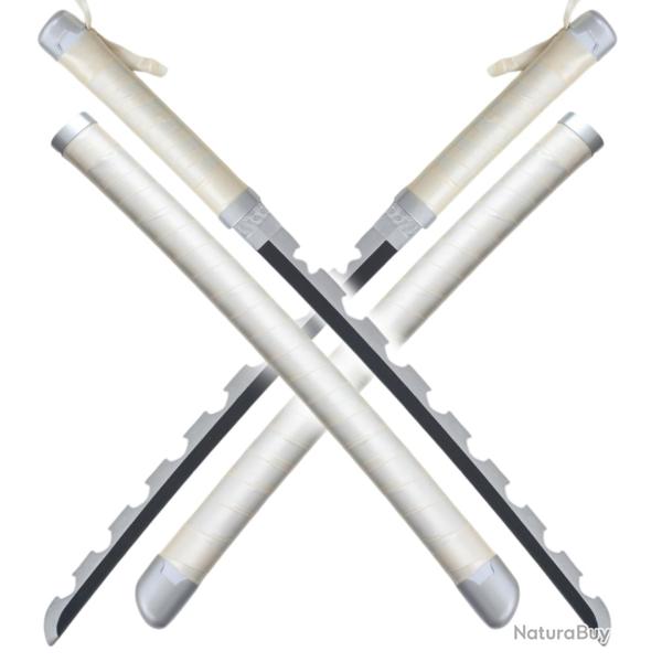 Demon Slayer Pack 2 Katanas Inosuke Hashibira Epee en Bois Kimetsu no Yaiba Sabre - 80cm Repliksword