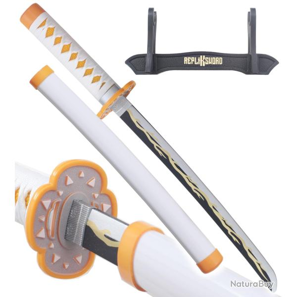 Demon Slayer Mini Katana Zenitsu Agatsuma Epee en Bois Kimetsu no Yaiba Sabre - 45cm Repliksword