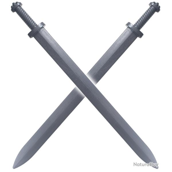 Pack 2 Epees Viking Epee Polypropylene Sabre Entrainement Repliksword