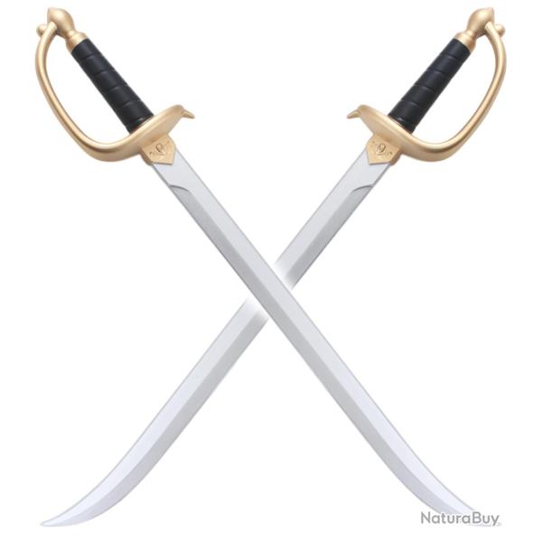 Pack 2 Epees Pirate en Mousse Sabre Cosplay Repliksword