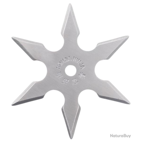 Shuriken Ninja Silver Etoile a Lancer Shuriken 6 Points Shinobi Repliksword