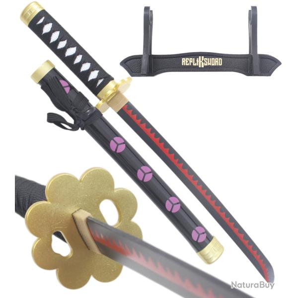 One Piece Mini Katana Zoro Shusui Epee en Bois Sabre - 45cm Repliksword