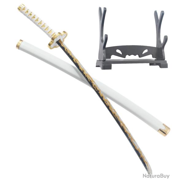 Coupe Papier Zenitsu Agatsuma Katana Ouvre Lettre Epee Sabre + Presentoir Repliksword