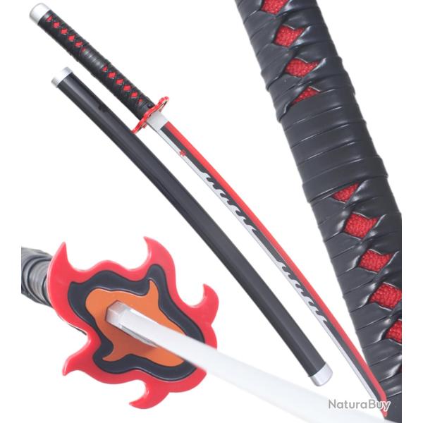 Demon Slayer Katana Led Tanjiro Kamado V2 Sabre Lumineux Epee Kimetsu No Yaiba Repliksword