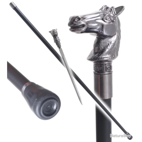 Canne Epee Cheval Canne Cheval Decoration Canne de Marche Repliksword