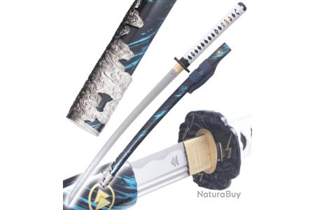 Pack Katana Et Wakizashi En Bois Ghost Of Tsushima - Réplique Jin Sakai - Pour Cosplay Et Décoration