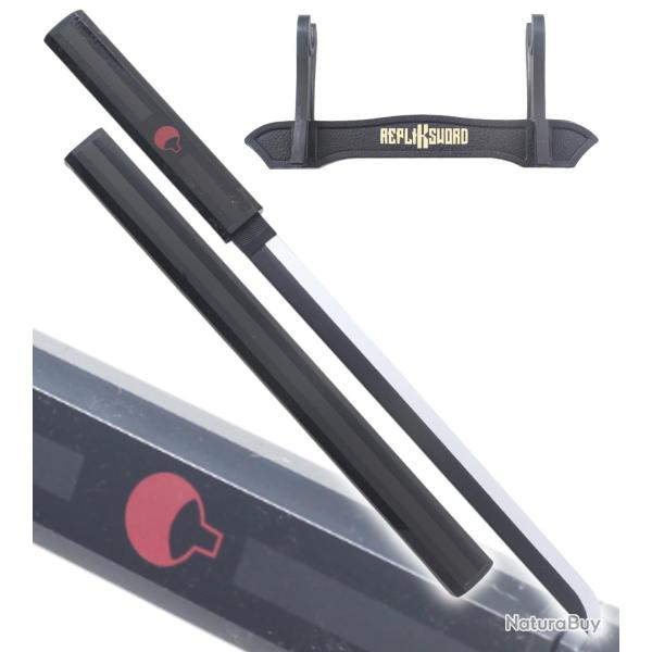 Naruto Mini Katana Sasuke Epee Kusanagi en Bois Sabre - 45cm Black Edition Repliksword