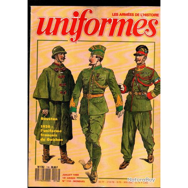 revue uniformes 116 , arm�e fran�aise 1920, lanciers de la garde imp�riale russe , roustan