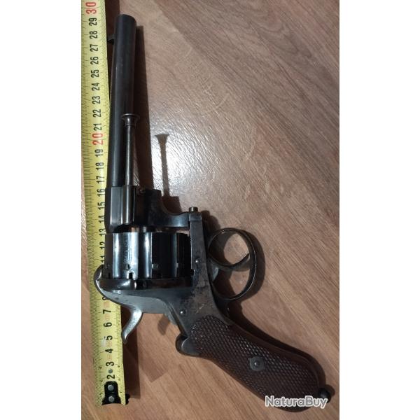 r�volver 10 coups cal 12 mm � broche