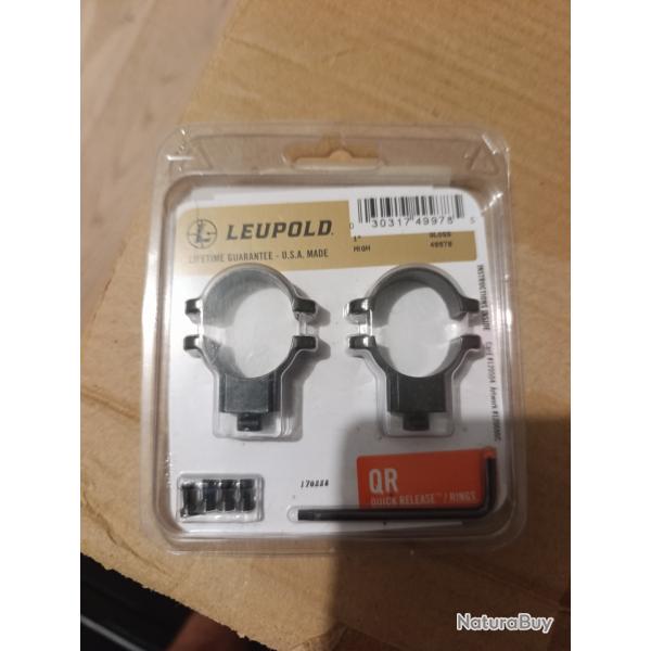 Collier Montage leupold QR 25mm