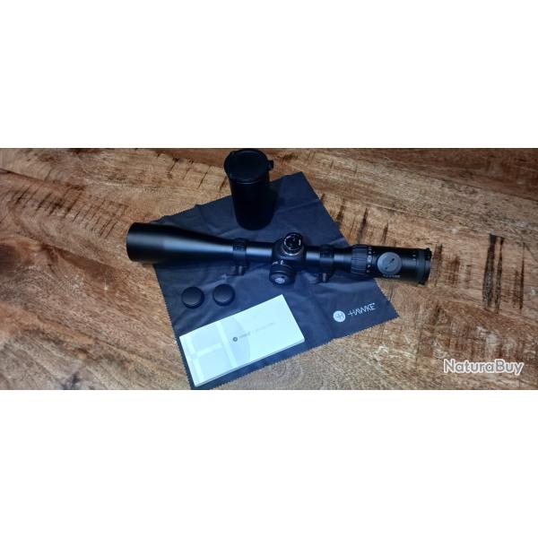 Lunette Hawke Endurance 6-24x50 SF IR red dot avec montage  levier Warne