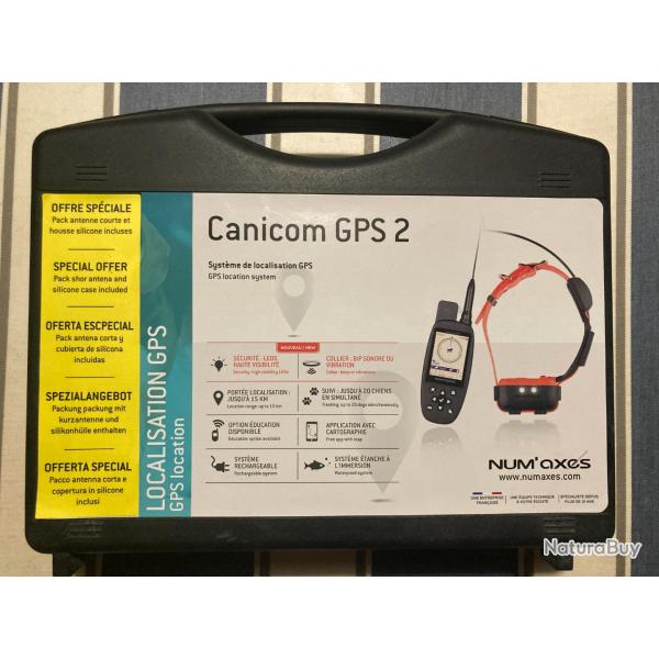 Pack complet collier de localisation & dressage Canicom GPS 2 NUM'AXES