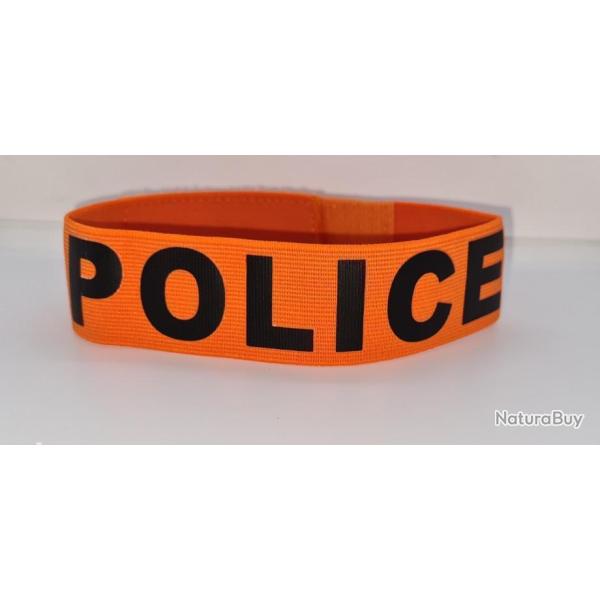 DE NOUVEAU EN STOCK! BRASSARD " POLICE " FACTICE VENTE LIBRE POUR ROLEPLAY FTES PRIVES / NEUF !