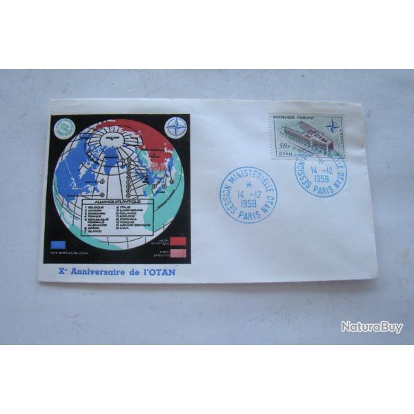 X� ANNIVERSAIRE OTAN - SESSION MINISTERIELLE PARIS 14 DECEMBRE 1959