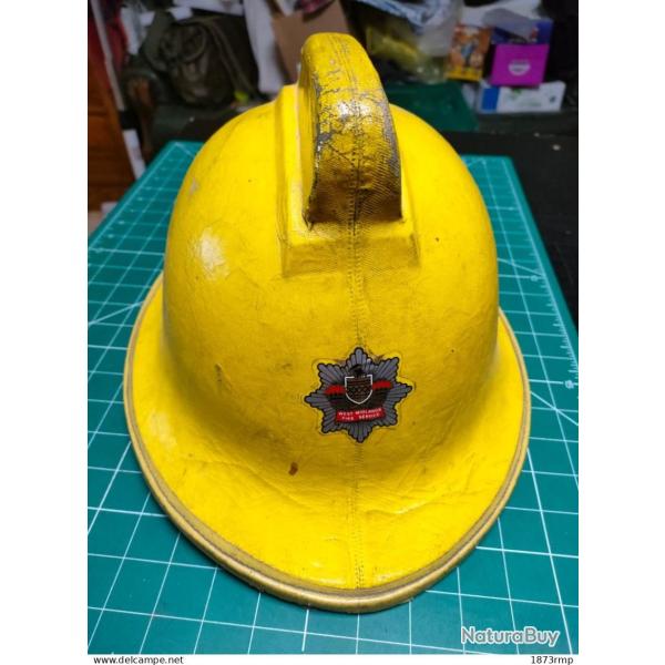 Casque de pompier anglais 1989 WEST MIDLANDS attribu