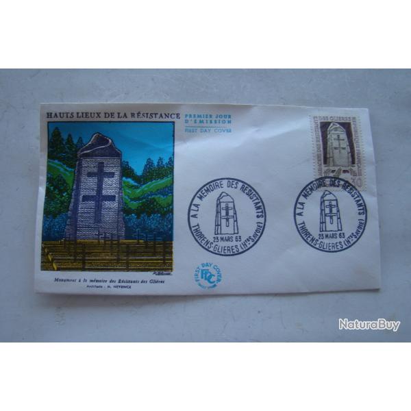 HAUTS LIEUX RESISTANCE THORENS GLIERES - 1� JOUR 23 MARS 1963