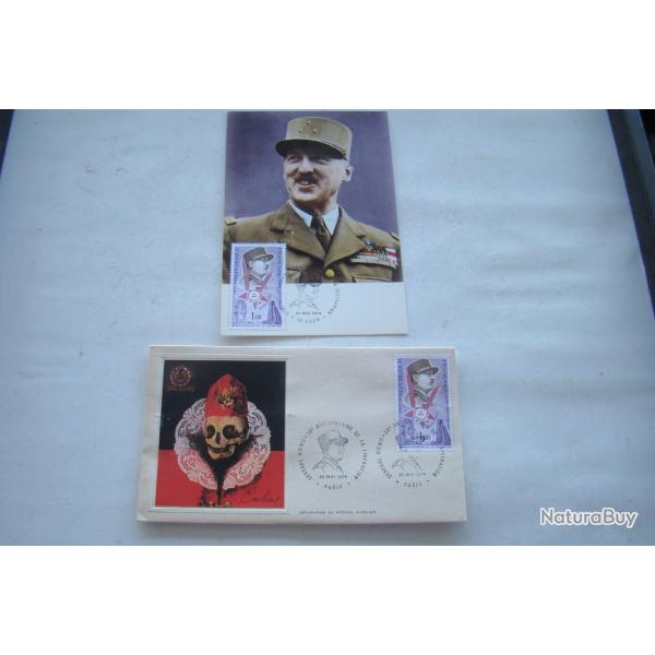 GENERAL KOENIG - 2 x 1� JOUR CAEN 25 MAI 1974