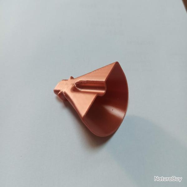 Entonnoir dor pour rvolver Colt 44  poudre noire. Pour Pnf2 suisse et bourre etc...