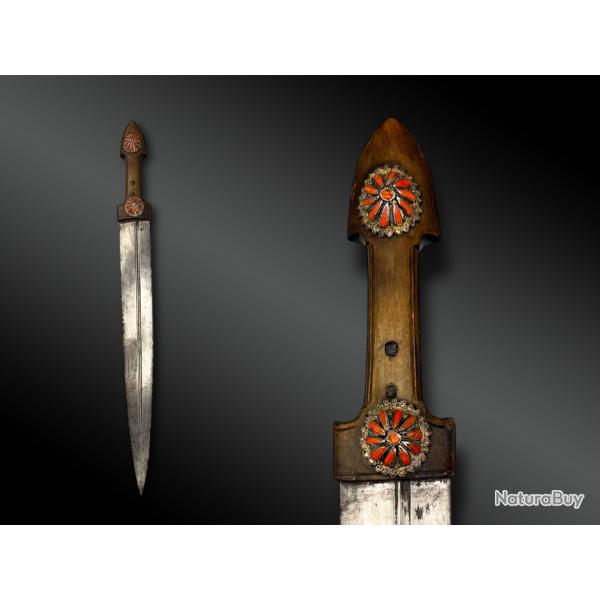 POIGNARD appel� Qaddara - Caucase, Sud du Daghestan - XIX�me si�cle