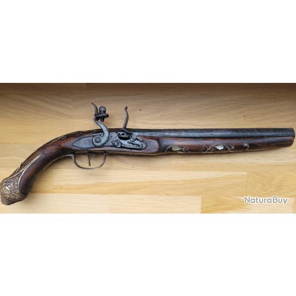 Pistolet  silex - Ottoman - 18e sicle - excellent tat