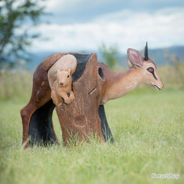 Cible 3D Wildcrete Damara/Squirrel Combo