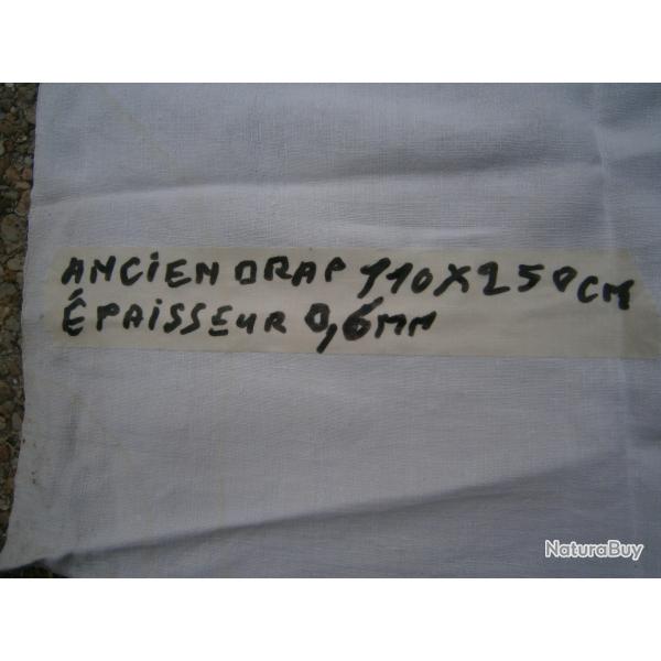 anciens draps coton pour confection v�tements reconstitueurs