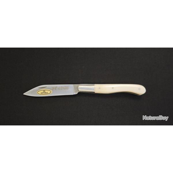 L'Aurillac par le Fidle - Couteau pliant de poche manche en os vritable - Rf : AUOS