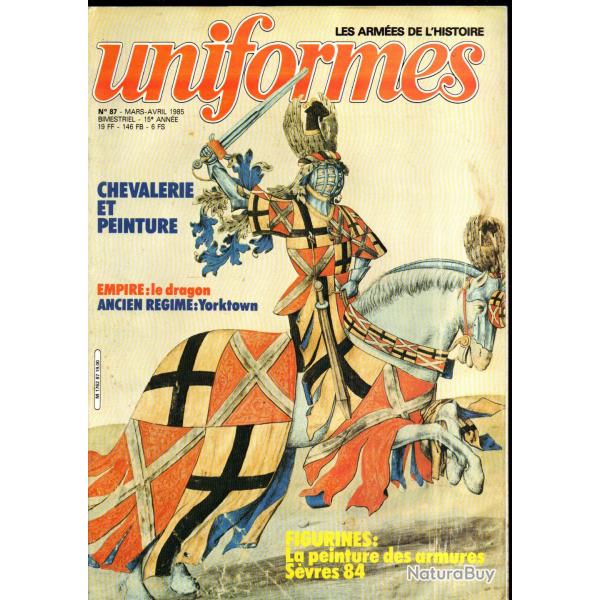 revue uniformes 87, bonnet de police 1854-1870, dragon de ligne 1807, moyen age