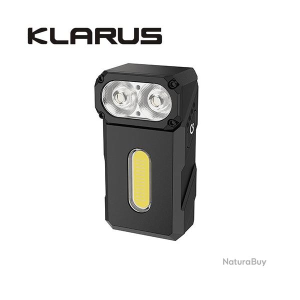 Lampe de poche Klarus E8 1000 Lumens - Triple clairage - Tte Pivotante 180 - Noir