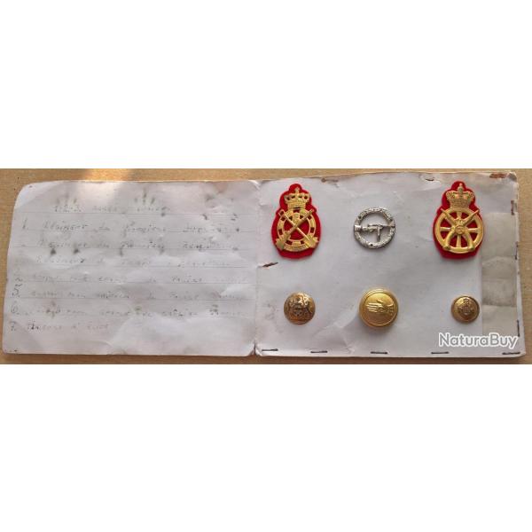 Insignes de b�rets et boutons Arm�e Danoise