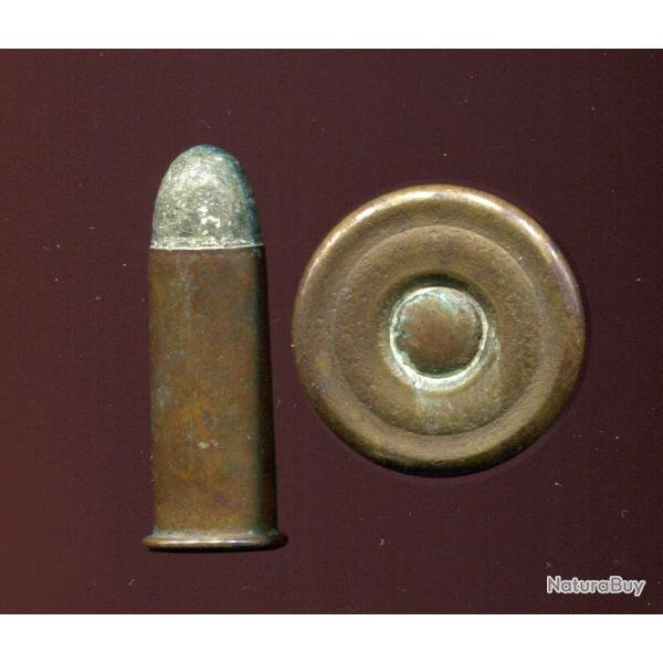 .58 Berdan Espagnol - RARE cartouche espagnole au bourrelet plus large que la 58 Berdan US