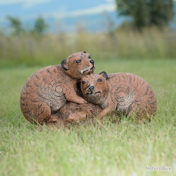 Cible 3D Wildcrete Dassie Pair