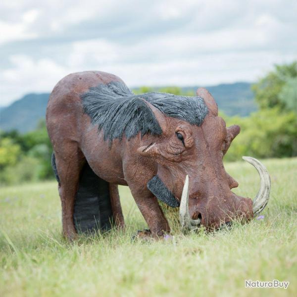 Cible 3D Wildcrete Warthog Large - Mangeant