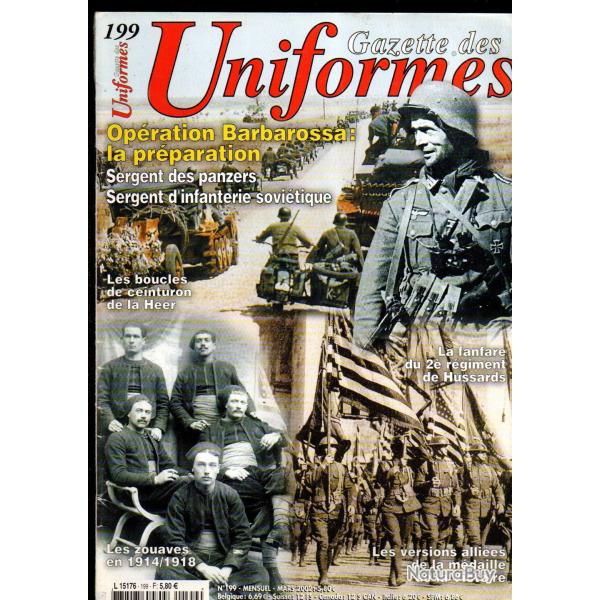 gazette des uniformes 199 urss 1941 part 1, zouaves, boucles de ceinturonaluminium, hussards fan