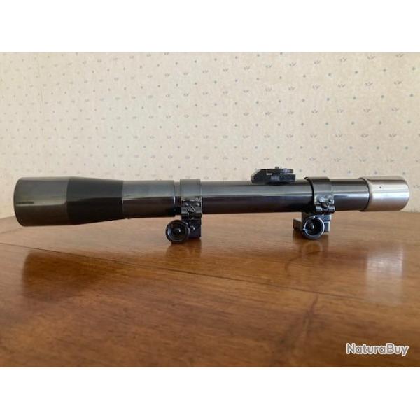 Historique lunette  KAHLES  TELORAR  4 x en acier avec montage en acier drivable pour rail de 11 mm