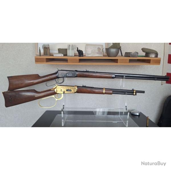 Superbe prsentoir en plexiglas pour 3 fusils