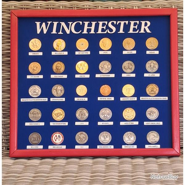 Mdaillons de crosse winchester commemorative N3