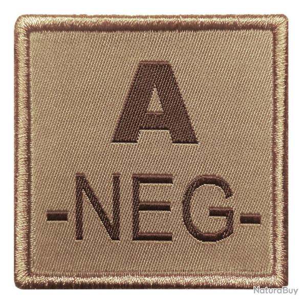 PATCH Groupe Sanguin Sable A-