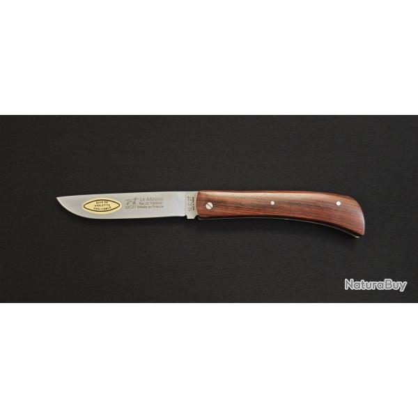 Couteau Pliant "Le Mineur" par Le Fidle - Bois de Violette Vritable (MINBV)
