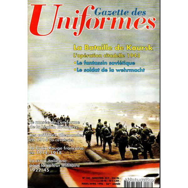 gazette des uniformes 158 croix rouge fran�aise 14-18, koursk, croix de guerre italienne part 2